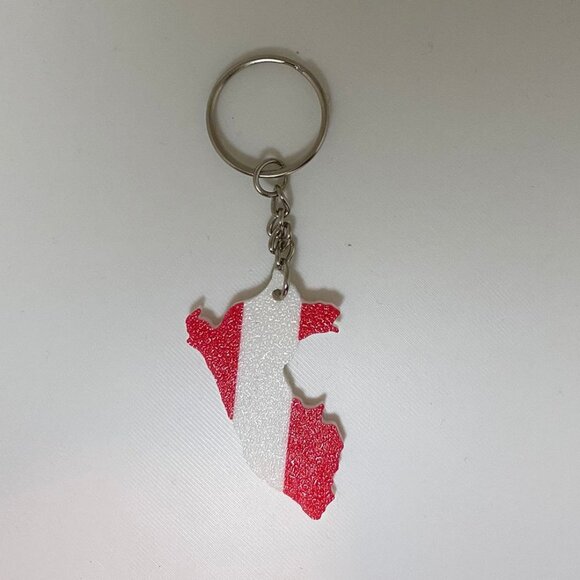 Unique Peru Shape Keychain – Ideal for Celebrations! - Picture 2 of 2